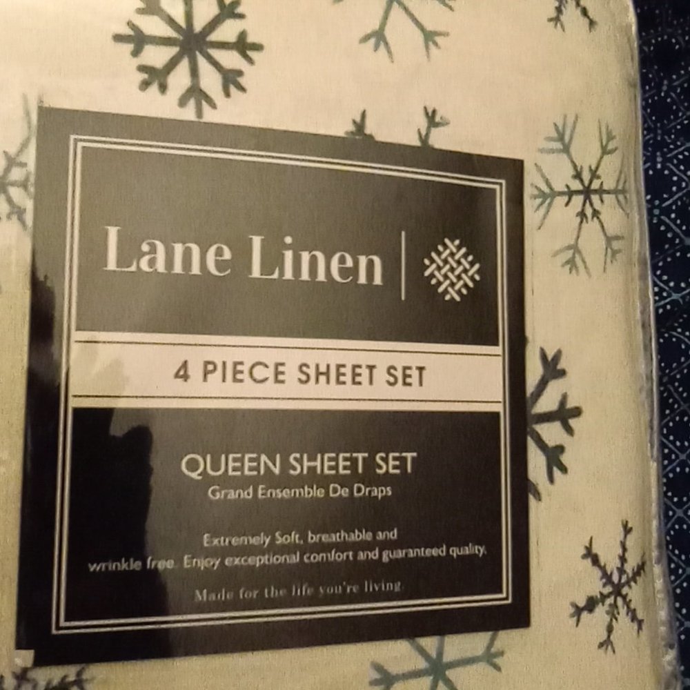 Lane linen 4pc queen flannel